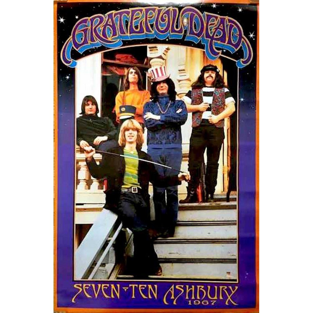 GRATEFUL DEAD グレイトフルデッド (結成 60周年 ) - 710 Ashbury / ポスター - PGS